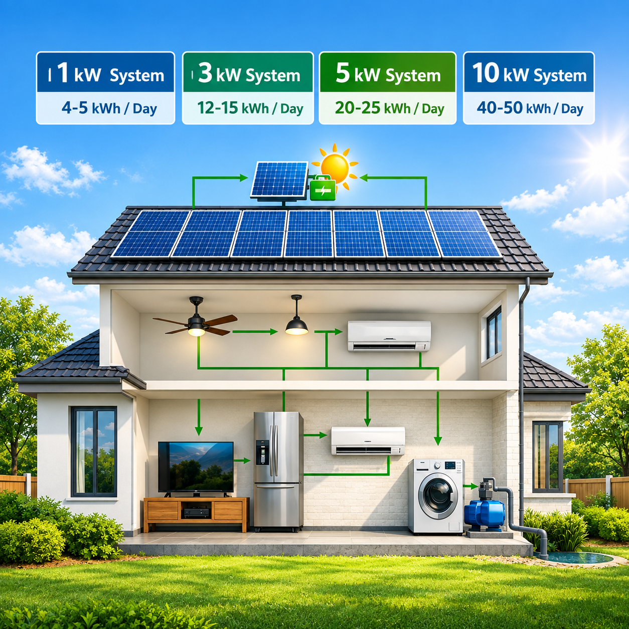 Solar Power System - 10KW